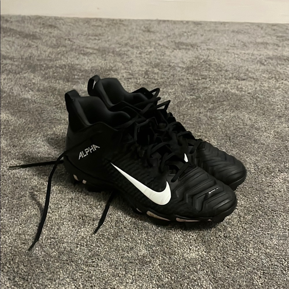 Nike Alpha Black Football Cleats size 11 mens